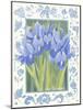 Blue Iris-Jennifer Abbott-Mounted Giclee Print