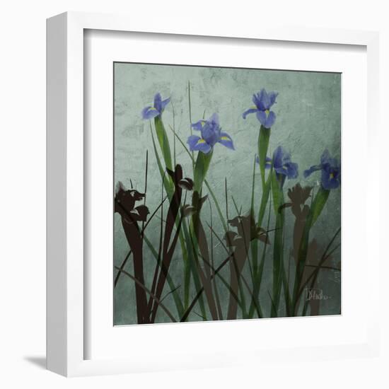 Blue Irises I-Patricia Pinto-Framed Art Print