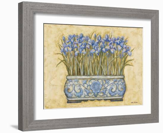 Blue Irises-Eva Misa-Framed Art Print