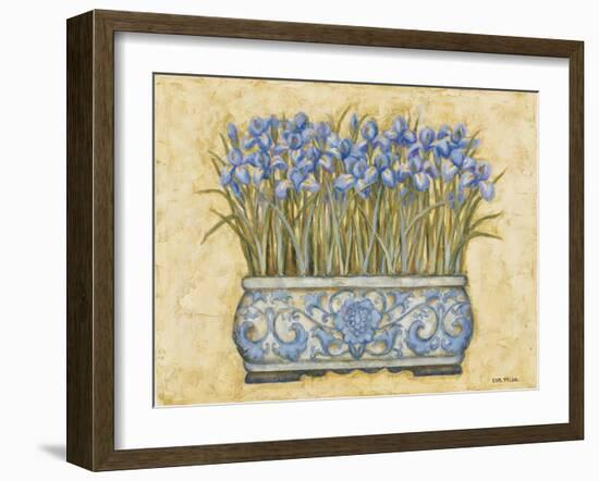 Blue Irises-Eva Misa-Framed Art Print