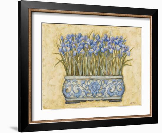 Blue Irises-Eva Misa-Framed Art Print