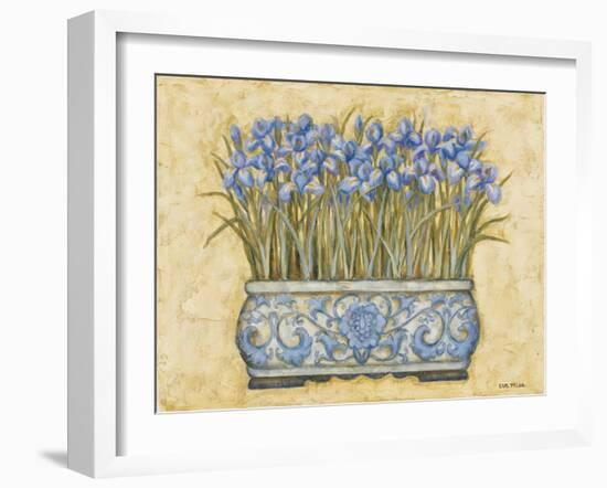 Blue Irises-Eva Misa-Framed Art Print