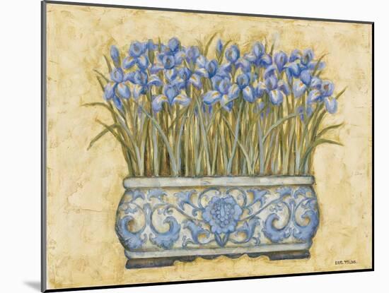 Blue Irises-Eva Misa-Mounted Art Print
