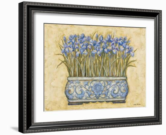 Blue Irises-Eva Misa-Framed Art Print