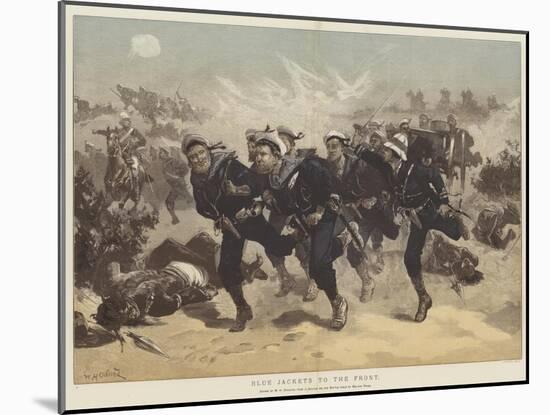 Blue Jackets to the Front-William Heysham Overend-Mounted Giclee Print