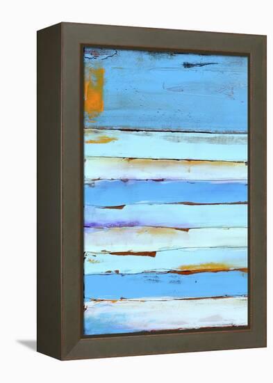 Blue Jam I-Erin Ashley-Framed Stretched Canvas