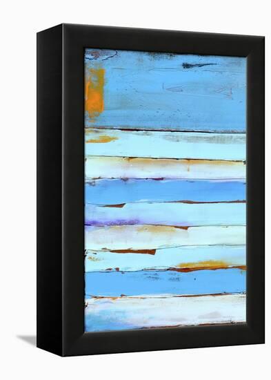 Blue Jam I-Erin Ashley-Framed Stretched Canvas