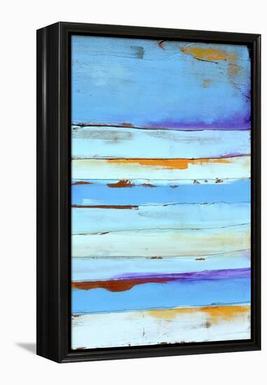 Blue Jam II-Erin Ashley-Framed Stretched Canvas