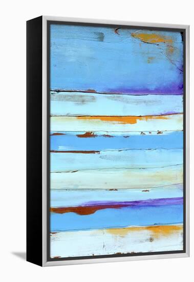 Blue Jam II-Erin Ashley-Framed Stretched Canvas