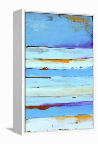 Blue Jam II-Erin Ashley-Framed Stretched Canvas
