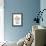 Blue Jar Magnolia-Amanda Greenwood-Framed Stretched Canvas displayed on a wall