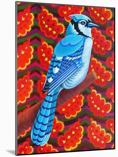Blue Jay, 2016-Jane Tattersfield-Mounted Giclee Print