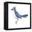 Blue Jay (Cyanocitta Cristata), Birds-Encyclopaedia Britannica-Framed Stretched Canvas