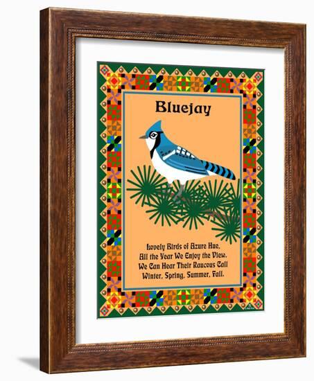 Blue Jay Quilt-Mark Frost-Framed Giclee Print