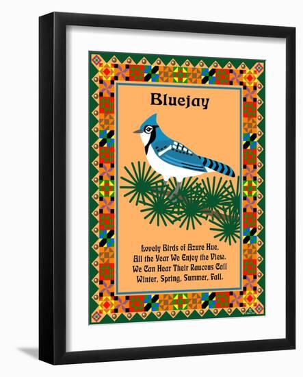 Blue Jay Quilt-Mark Frost-Framed Giclee Print