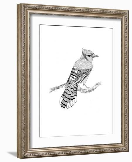 Blue Jay-The Tangled Peacock-Framed Giclee Print