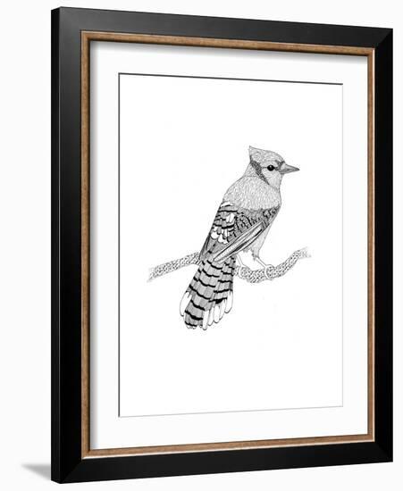 Blue Jay-The Tangled Peacock-Framed Giclee Print