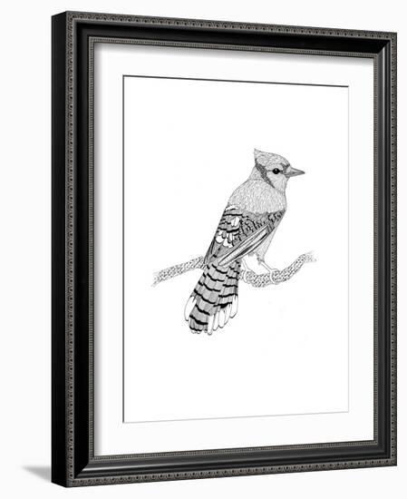 Blue Jay-The Tangled Peacock-Framed Giclee Print