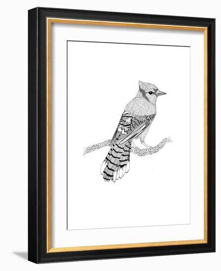 Blue Jay-The Tangled Peacock-Framed Giclee Print