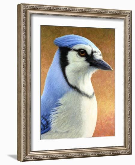 Blue Jay-James W. Johnson-Framed Giclee Print