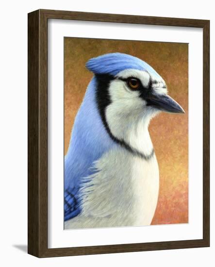 Blue Jay-James W. Johnson-Framed Giclee Print