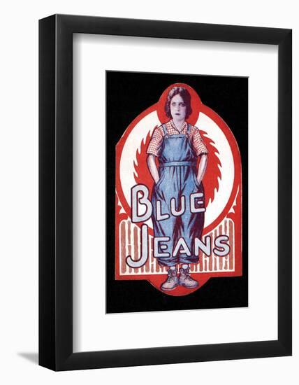Blue Jeans - 1917-null-Framed Giclee Print