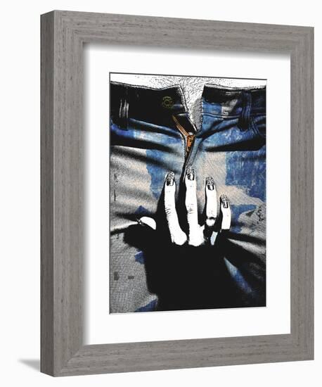 Blue Jeans II-Alex Cherry-Framed Art Print