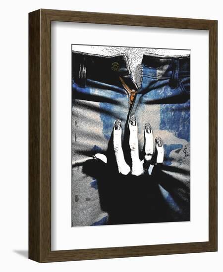 Blue Jeans II-Alex Cherry-Framed Art Print