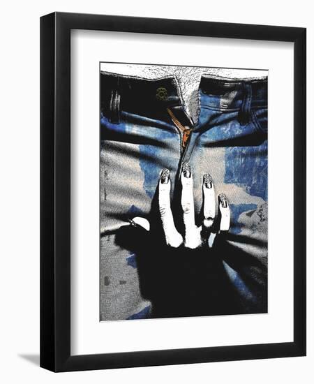 Blue Jeans II-Alex Cherry-Framed Art Print