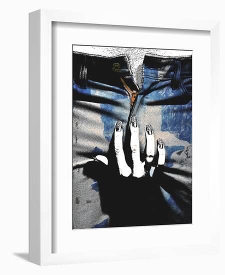 Blue Jeans II-Alex Cherry-Framed Art Print