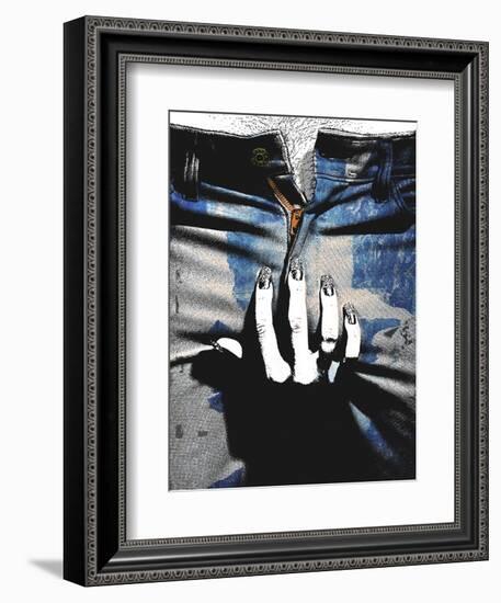 Blue Jeans II-Alex Cherry-Framed Art Print