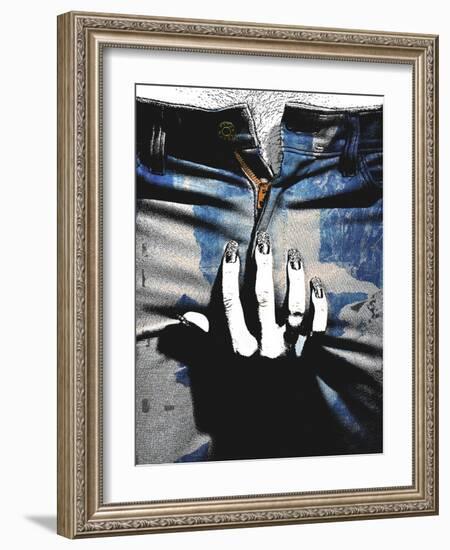 Blue Jeans II-Alex Cherry-Framed Art Print