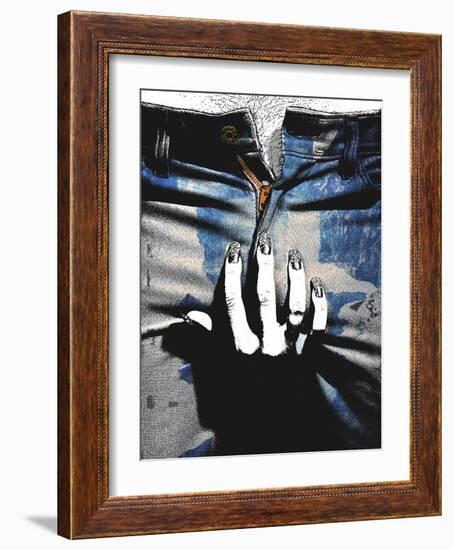 Blue Jeans II-Alex Cherry-Framed Art Print