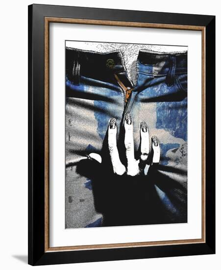 Blue Jeans II-Alex Cherry-Framed Art Print