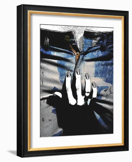 Blue Jeans II-Alex Cherry-Framed Art Print