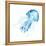 Blue Jellyfish-Sara Berrenson-Framed Stretched Canvas