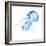 Blue Jellyfish-Sara Berrenson-Framed Art Print