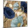 Blue Joyful Poppies I-Elizabeth Medley-Mounted Art Print