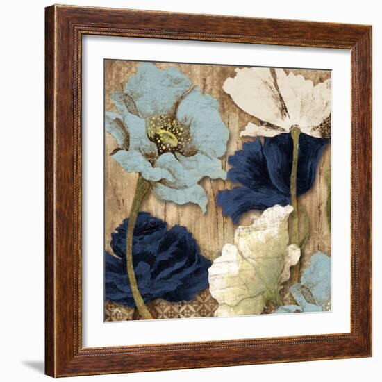 Blue Joyful Poppies II-Elizabeth Medley-Framed Art Print