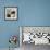 Blue Joyful Poppies II-Elizabeth Medley-Framed Art Print displayed on a wall