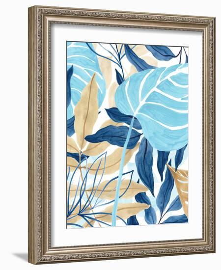 Blue Jungle II-June Vess-Framed Art Print