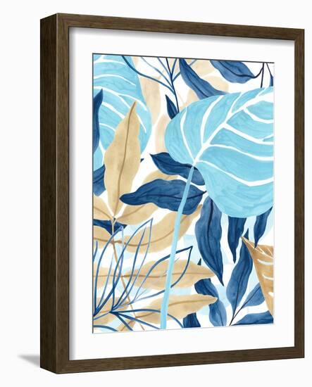 Blue Jungle II-June Vess-Framed Art Print