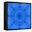 Blue kaleidoscope abstract.-Jaynes Gallery-Framed Premier Image Canvas