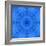 Blue kaleidoscope abstract.-Jaynes Gallery-Framed Photographic Print