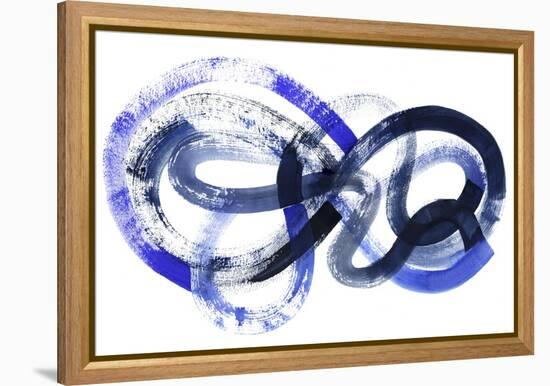 Blue Kinesis I-Grace Popp-Framed Stretched Canvas