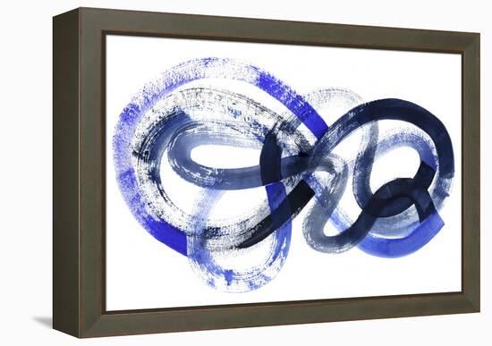 Blue Kinesis I-Grace Popp-Framed Stretched Canvas