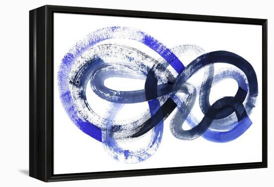 Blue Kinesis I-Grace Popp-Framed Stretched Canvas