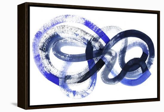 Blue Kinesis I-Grace Popp-Framed Stretched Canvas