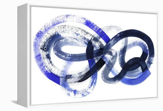 Blue Kinesis I-Grace Popp-Framed Stretched Canvas