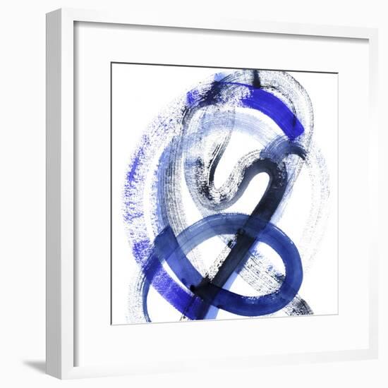 Blue Kinesis III-Grace Popp-Framed Art Print